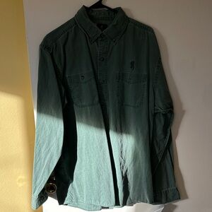 Browning Men's Button-Down Shirt - Forest Green